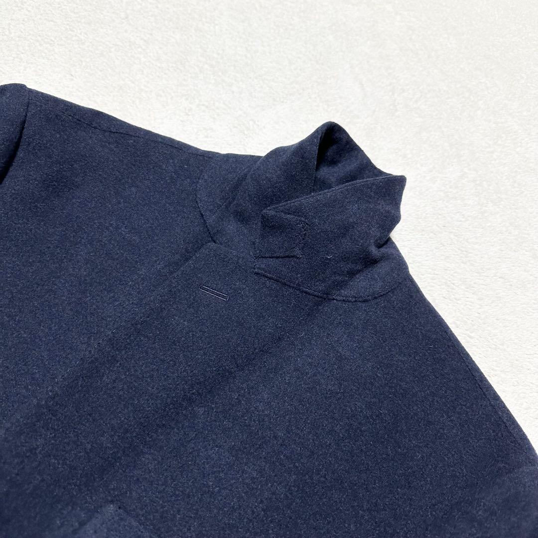 090 定価18万 極美品 トゥモローランド ゼニア カシミヤコート 濃紺