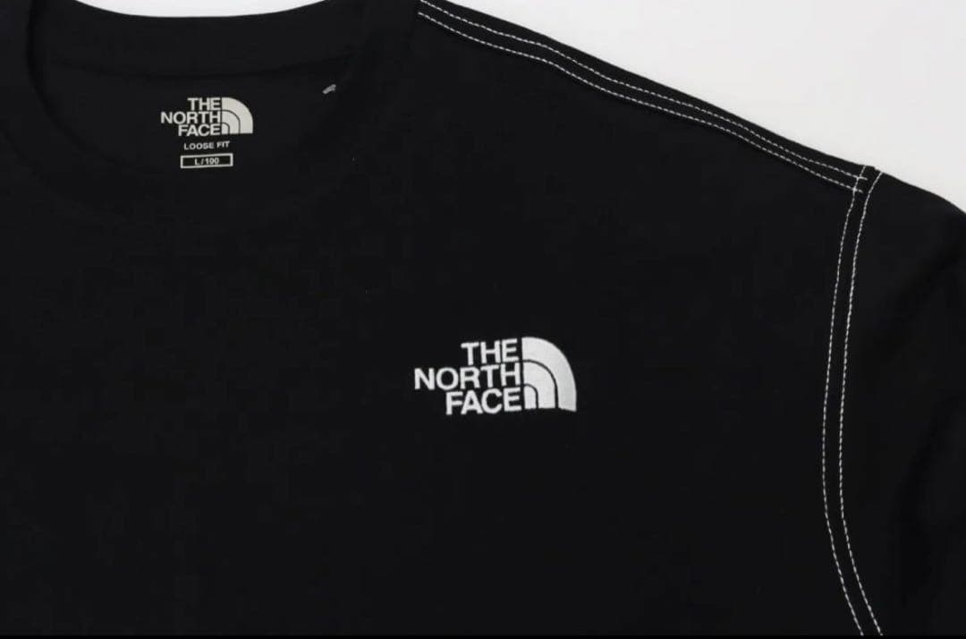 韓国限定ノースフェイス エッセンシャル ロンTシャツ　XXLサイズ