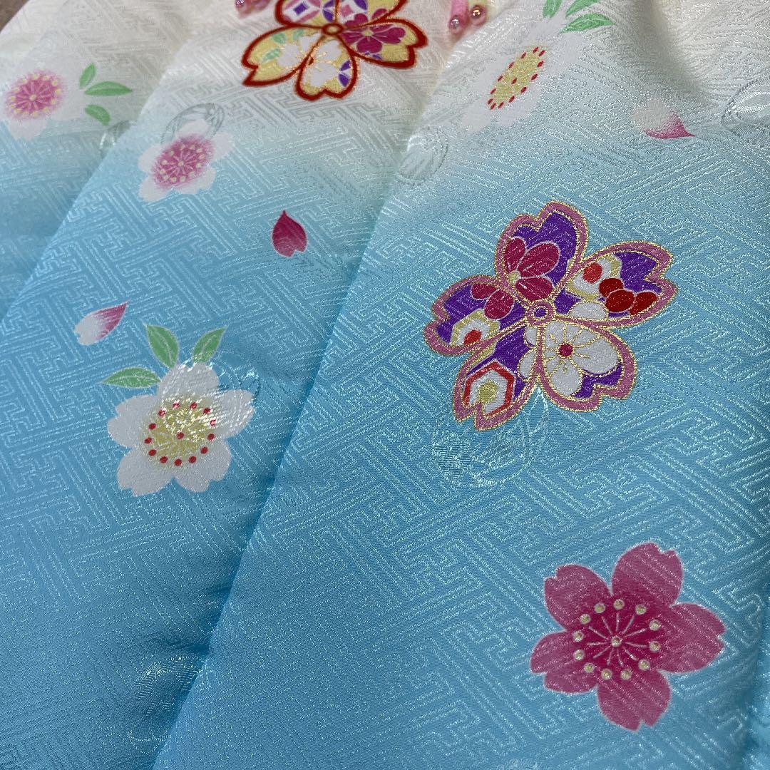 新品 七五三 三歳お祝い着 被布コート ポリエステル 日本製 和装 着物