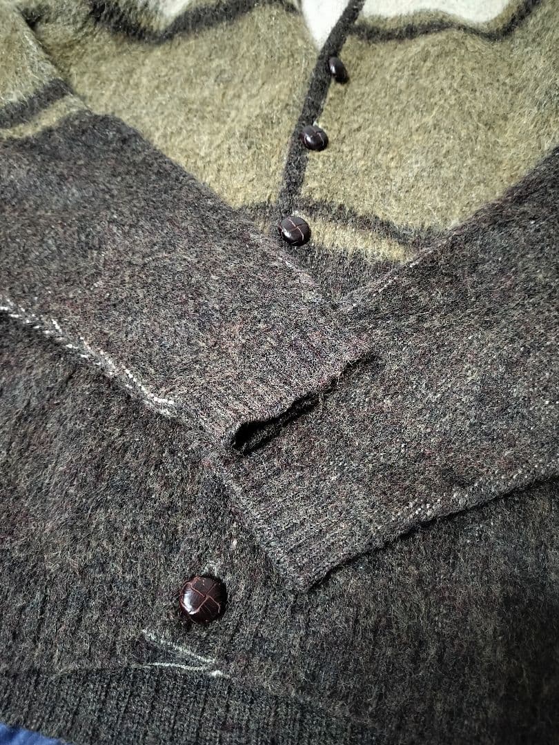 60s 70s pelham ヴィンテージ モヘアカーディガン USA製