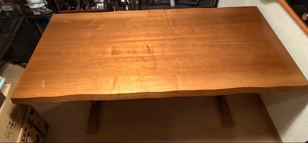 飛騨産業 ダイニングテーブル ダークブラウン 机 テーブル　キツツキマーク