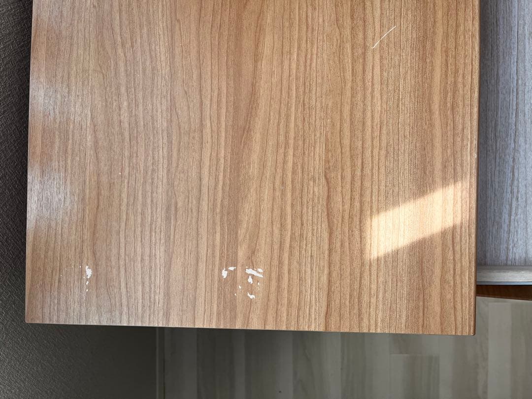 木目調キャビネット 5引き出し 2扉