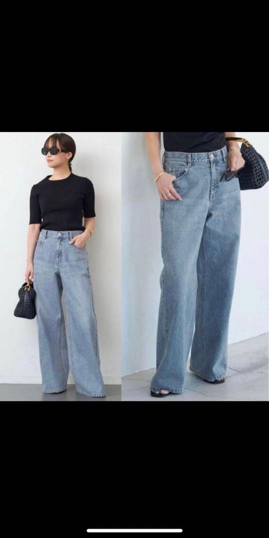 【美品】ドゥーズィエムクラス　2024年　Loose Jeans 36
