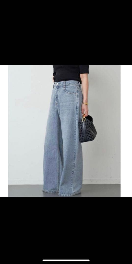 【美品】ドゥーズィエムクラス　2024年　Loose Jeans 36