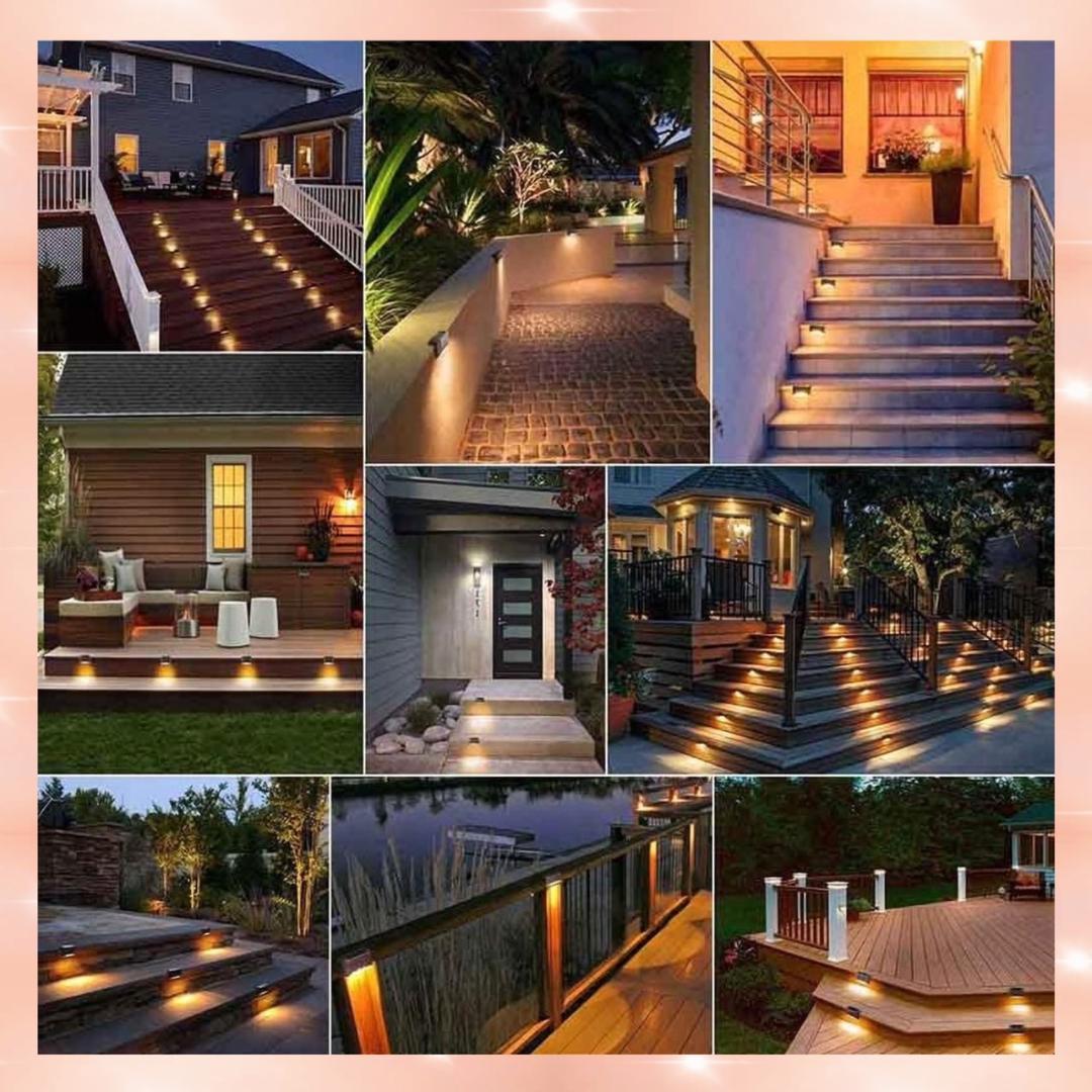 ❤16台セット❣設置するだけで階段や家周りがドレスアップ♪❤デッキライト