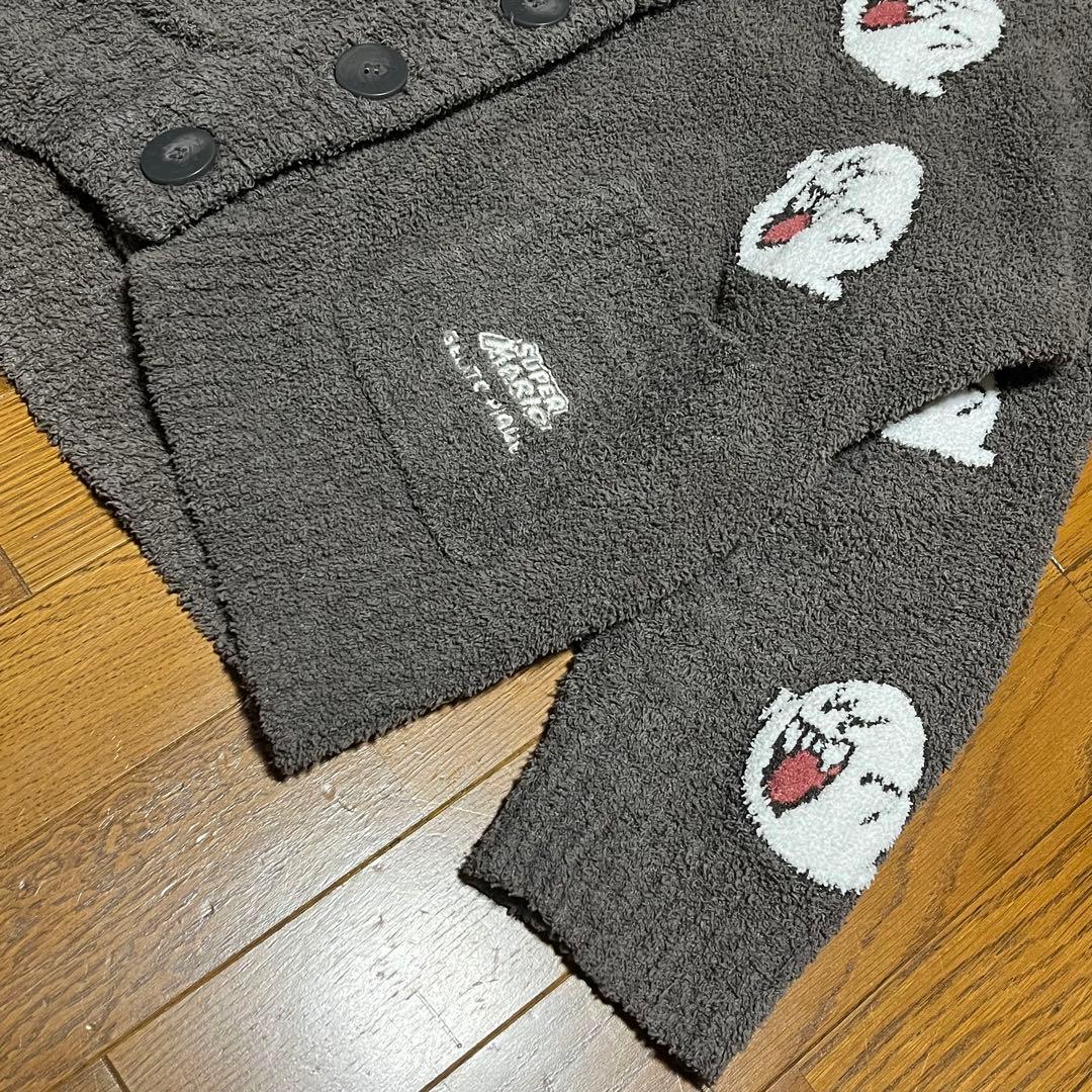 完売品✨ジェラピケ スーパーマリオ テレサ ジャガード カウチン カーディガン