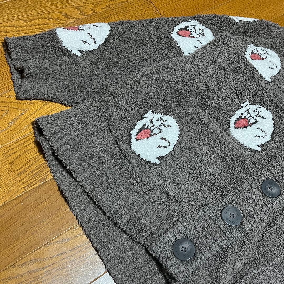 完売品✨ジェラピケ スーパーマリオ テレサ ジャガード カウチン カーディガン