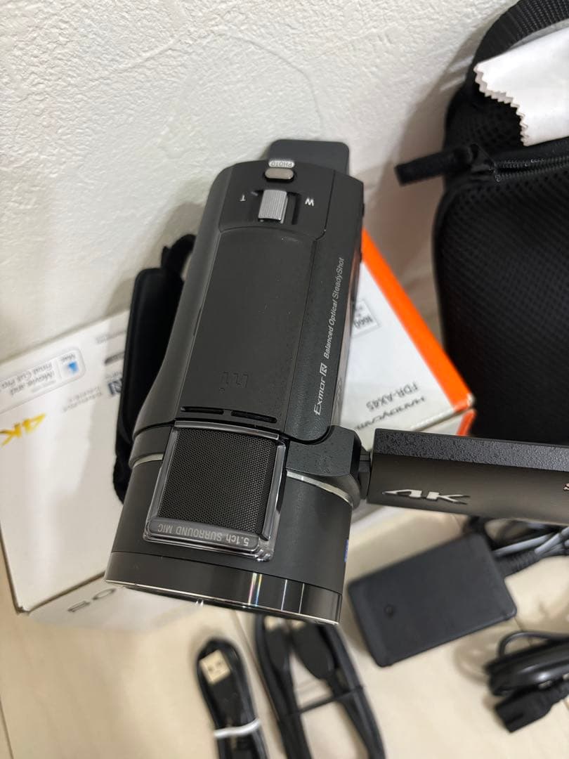 【ほぼ未使用】SONY4K ビデオカメラ Handycam FDR-AX45