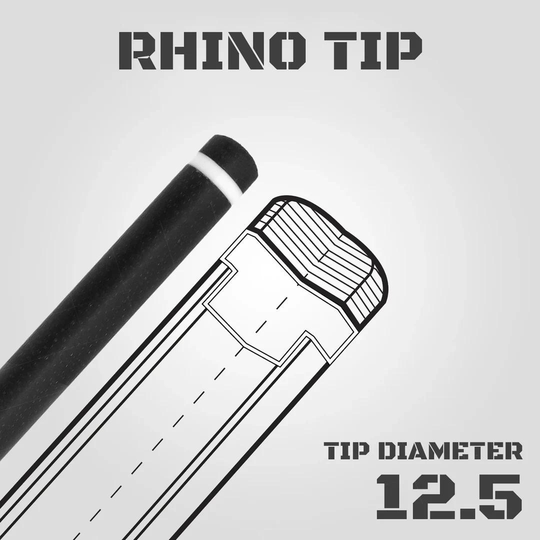 【新品】Rhino GL プールキュー　- ホワイトパール