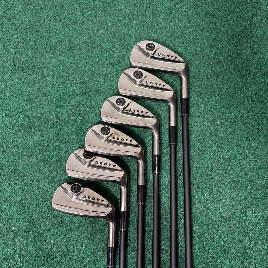 【限定チャコールブラック】ONOFF KURO アイアンセット TRAVIL