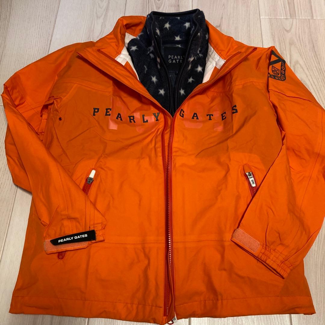 パーリーゲイツ　星柄フリースインナー　ジャケット　ウインドブレーカー 4way