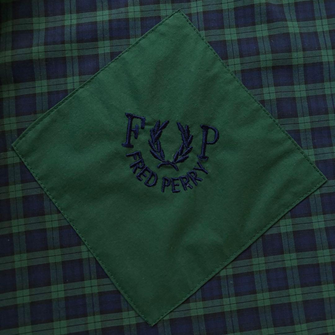 イングランド製　フレッドペリー スウィングトップ　Lサイズ　グリーン　古着
