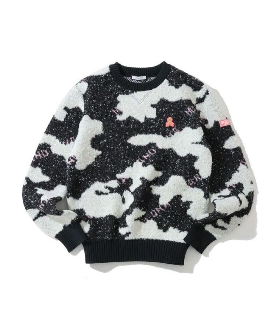 MARK&LONA マークアンドロナ モヘヤ混 ニットゴルフウェア メンズ