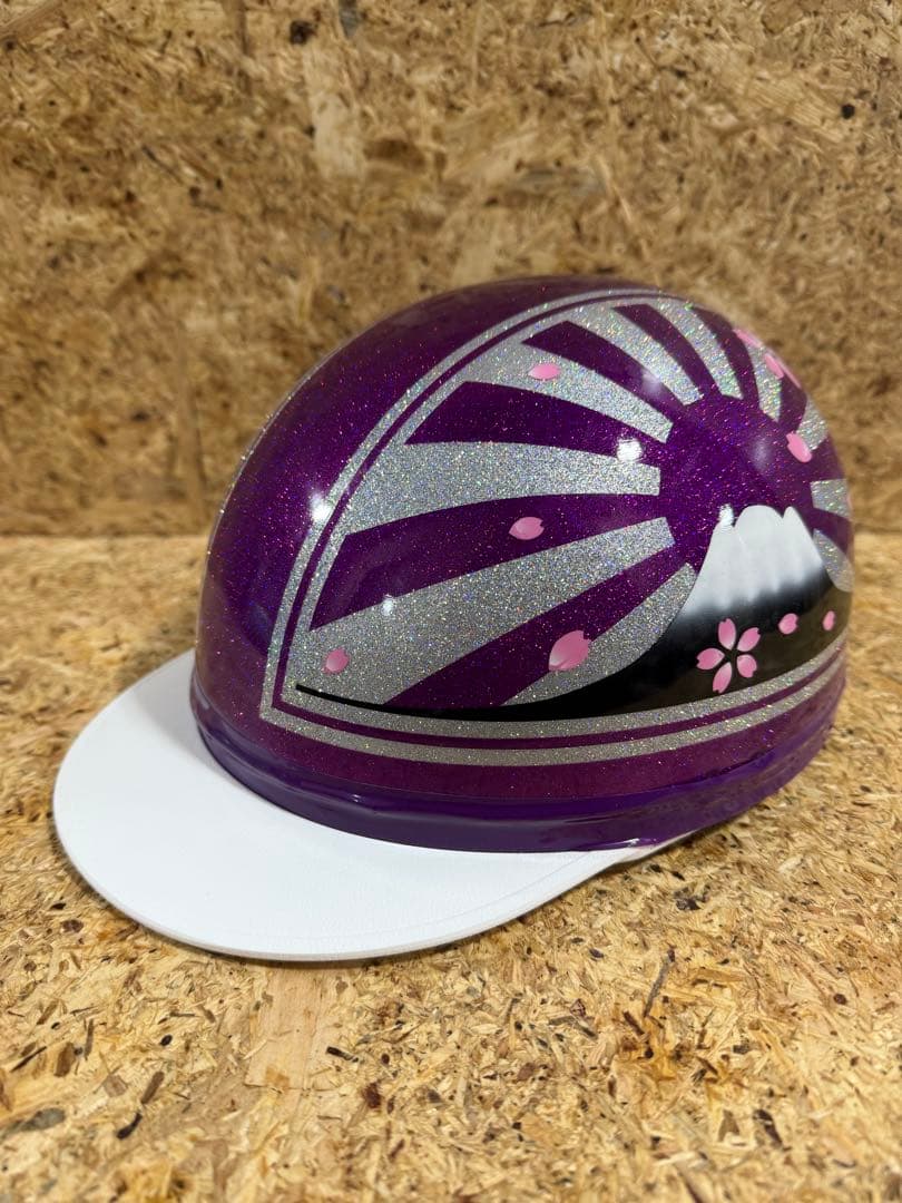 キャンディーパープル　富士日章　桜　ラメラメ　コルク半