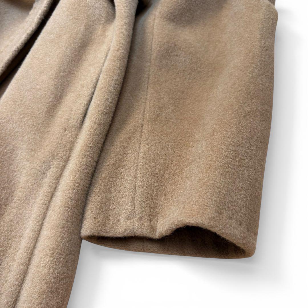 美品 マックスマーラ 白タグ カシミヤ ベルテッドコート キャメル サイズ38