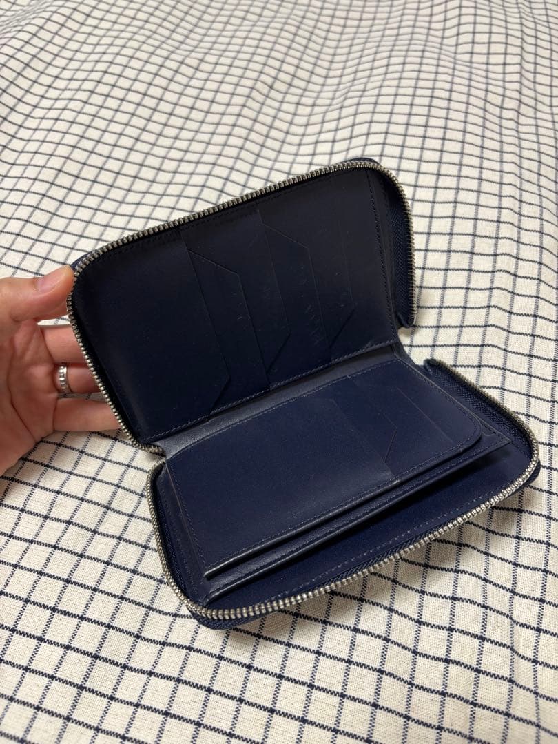 ITTI イッチ 財布　クロコダイル　INDIGO