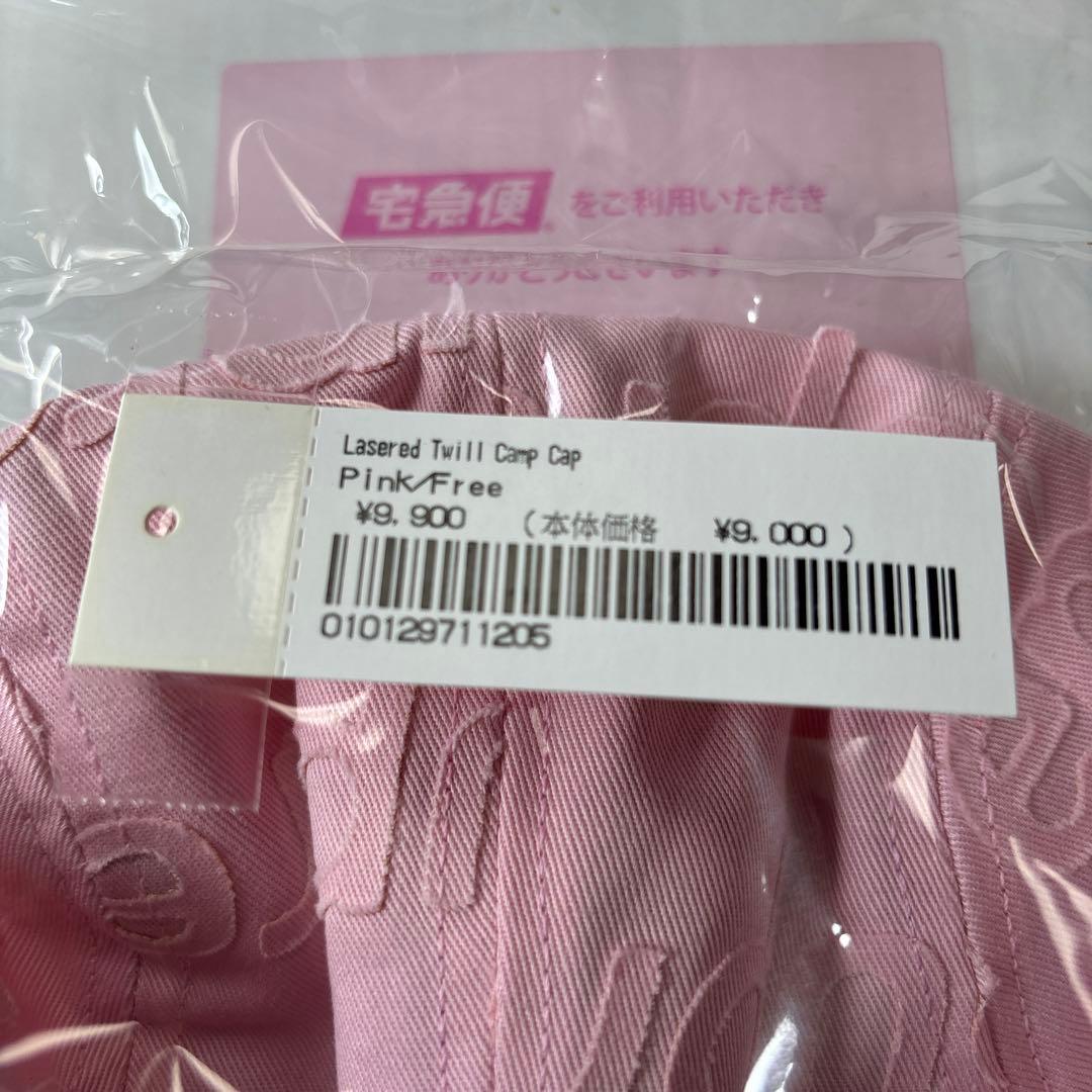 Supreme シュプリーム製　新品　ま未使用品　キャップ　ピンク