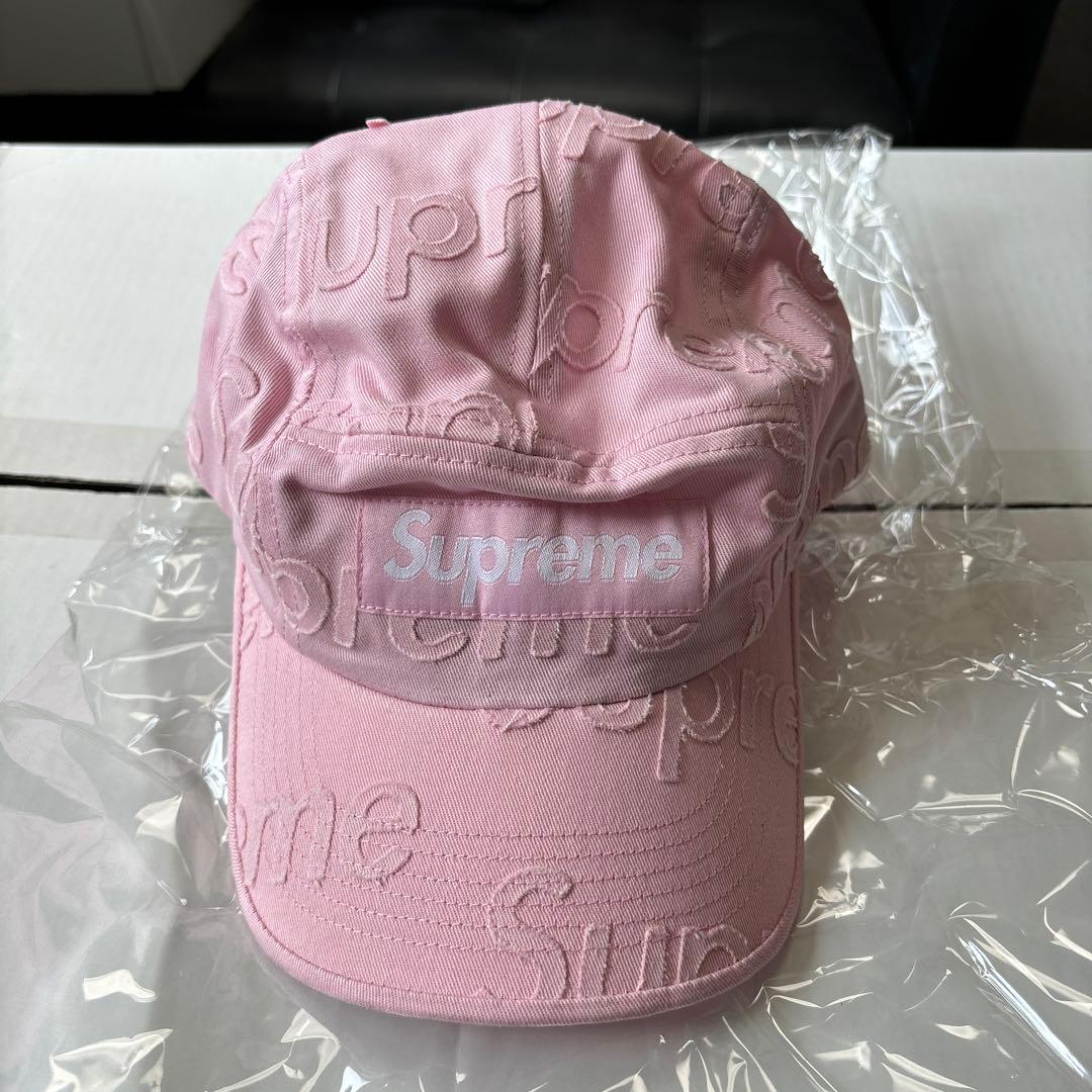 Supreme シュプリーム製　新品　ま未使用品　キャップ　ピンク