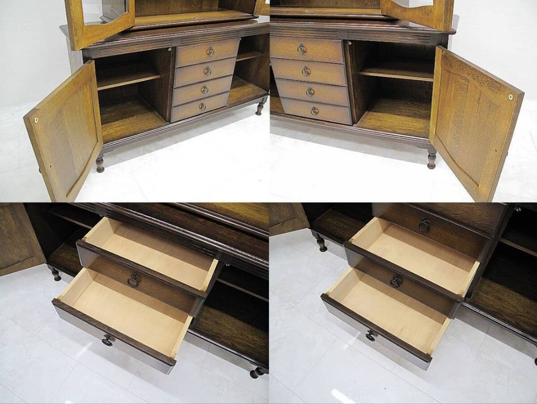 美品　飛騨産業/キツツキ/HIDA「穂高」リビングボード 　サイドボード/飾り棚