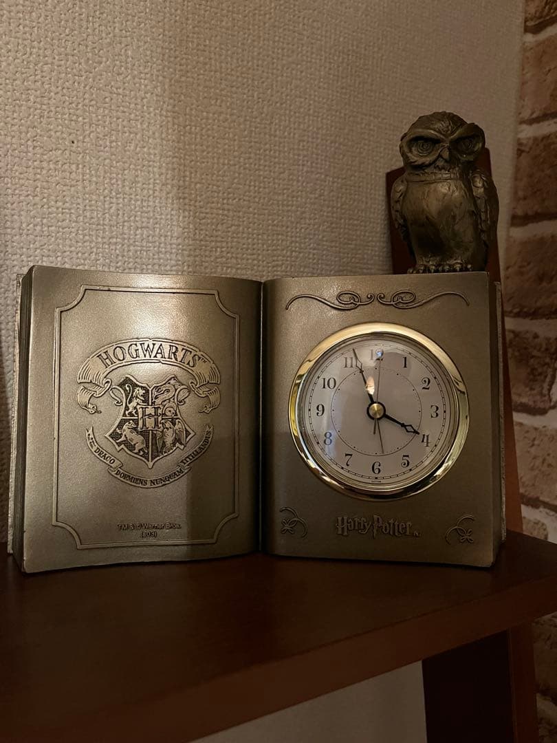 ハリーポッター　　ヘドウィグ　置き時計