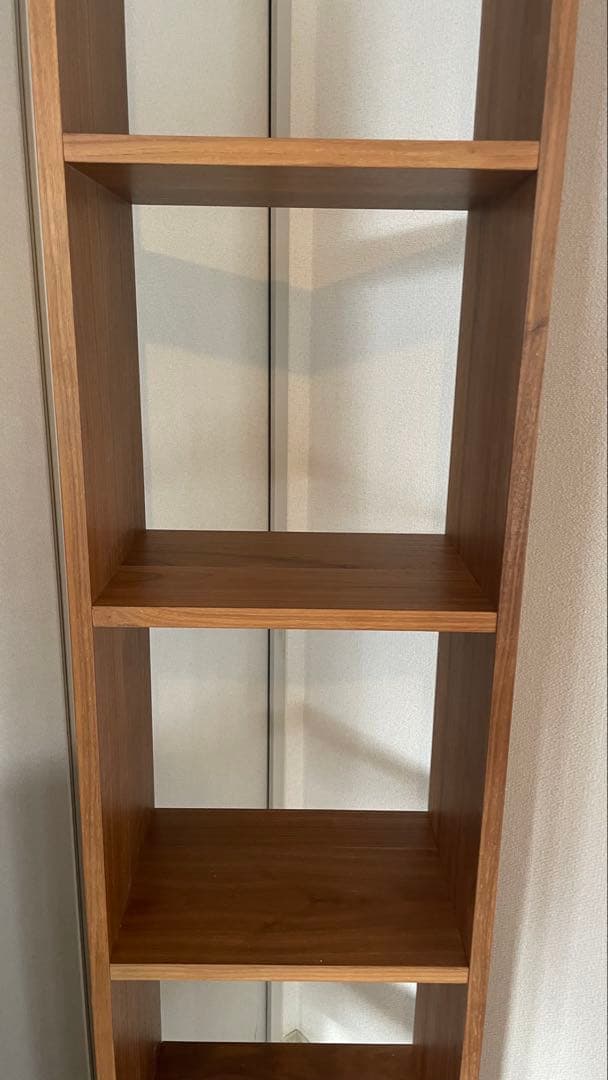 無印良品　スタッキングシェルフ　ウォルナット　5段　直接取引