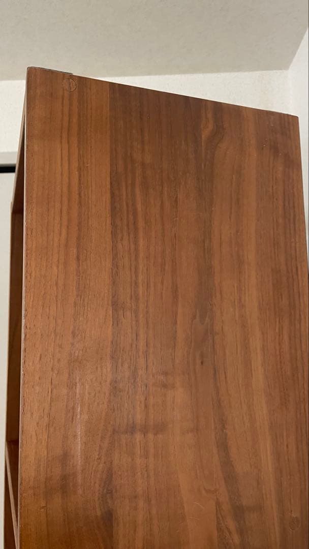 無印良品　スタッキングシェルフ　ウォルナット　5段　直接取引