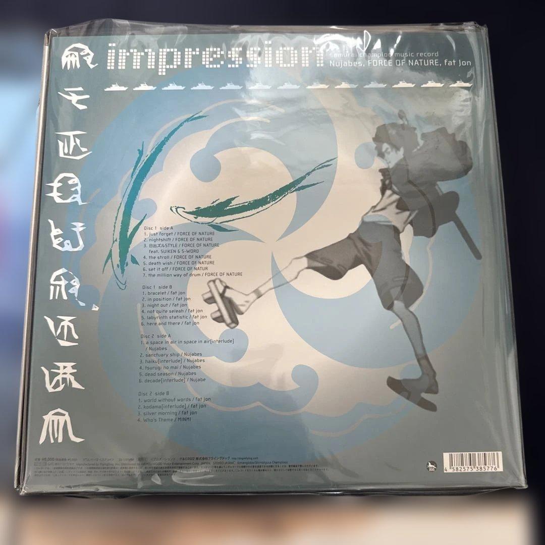 samurai champloo サムライチャンプルー レコード 4枚セット