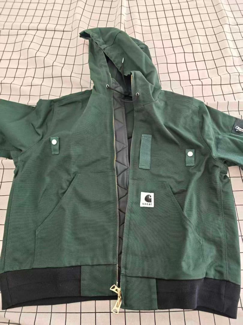 ジャケット・アウター Sacai Carhartt WIP Washed Duck Hooded 1
