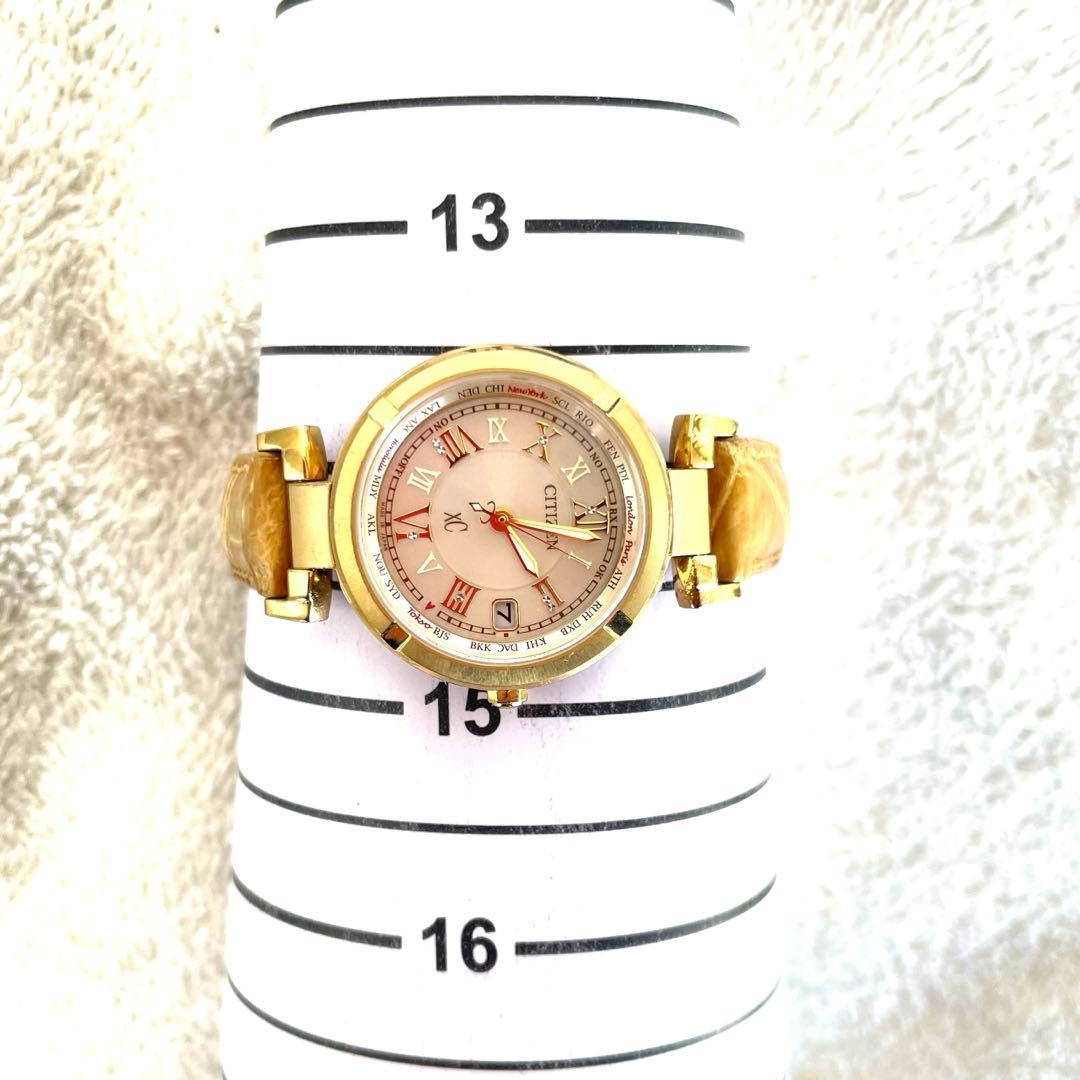 kururin美品❣xC ハッピーフライト 白文字盤ティタニアライン　稼働