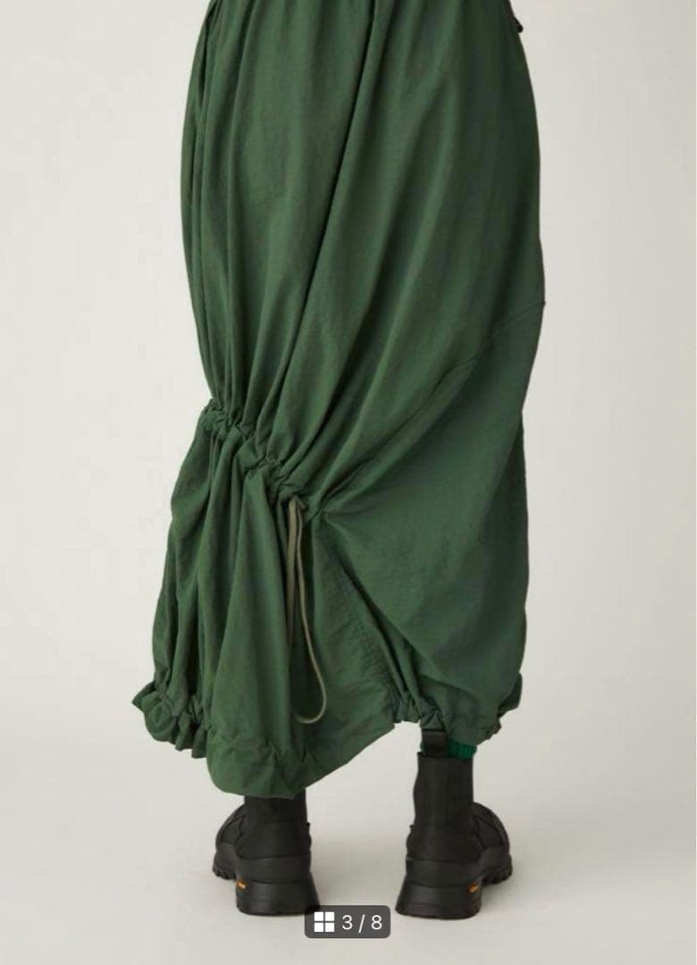 nagonstans ナゴンスタンス◇ライトシェルタフタフレアバルーンスカート