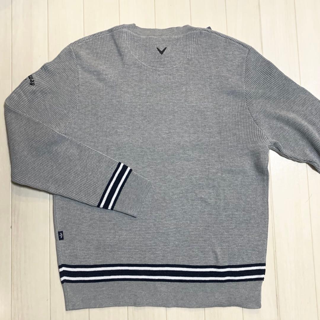 新品■16,500円【キャロウェイ】メンズ　長袖セーター　LL ゴルフウェア