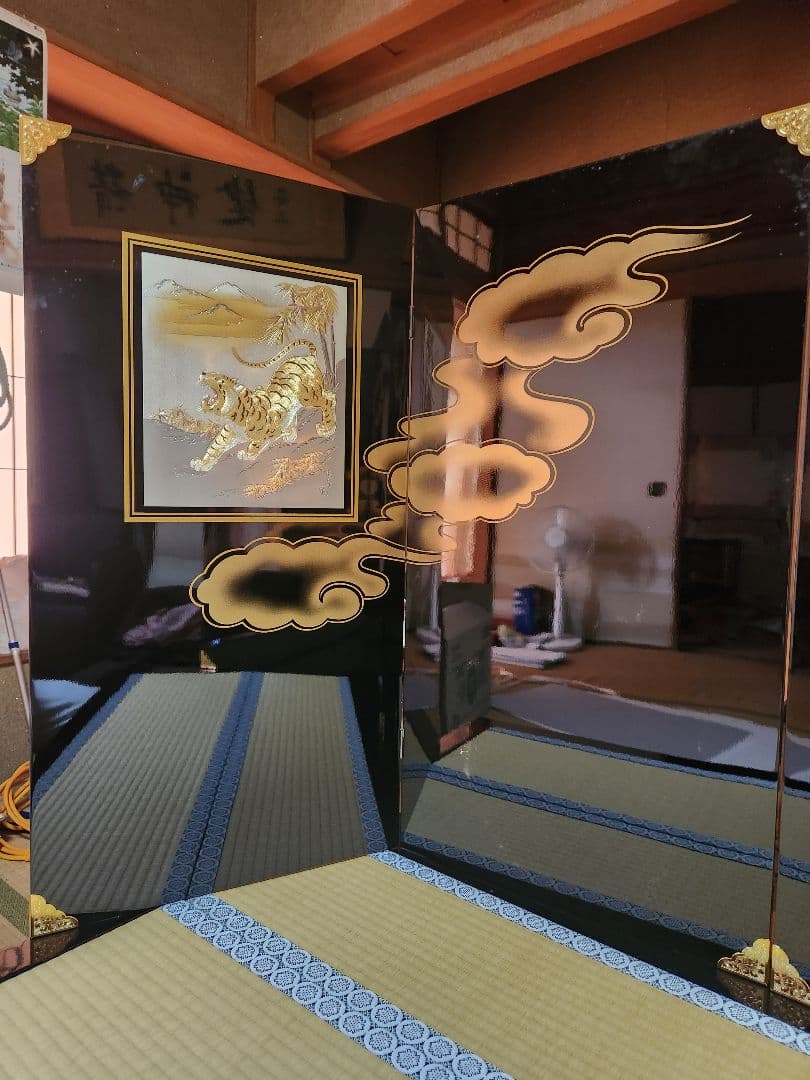 五月人形　兜　飾り台　弓矢刀　屏風　弓太刀飾り　こどもの日　武者　刀　日本