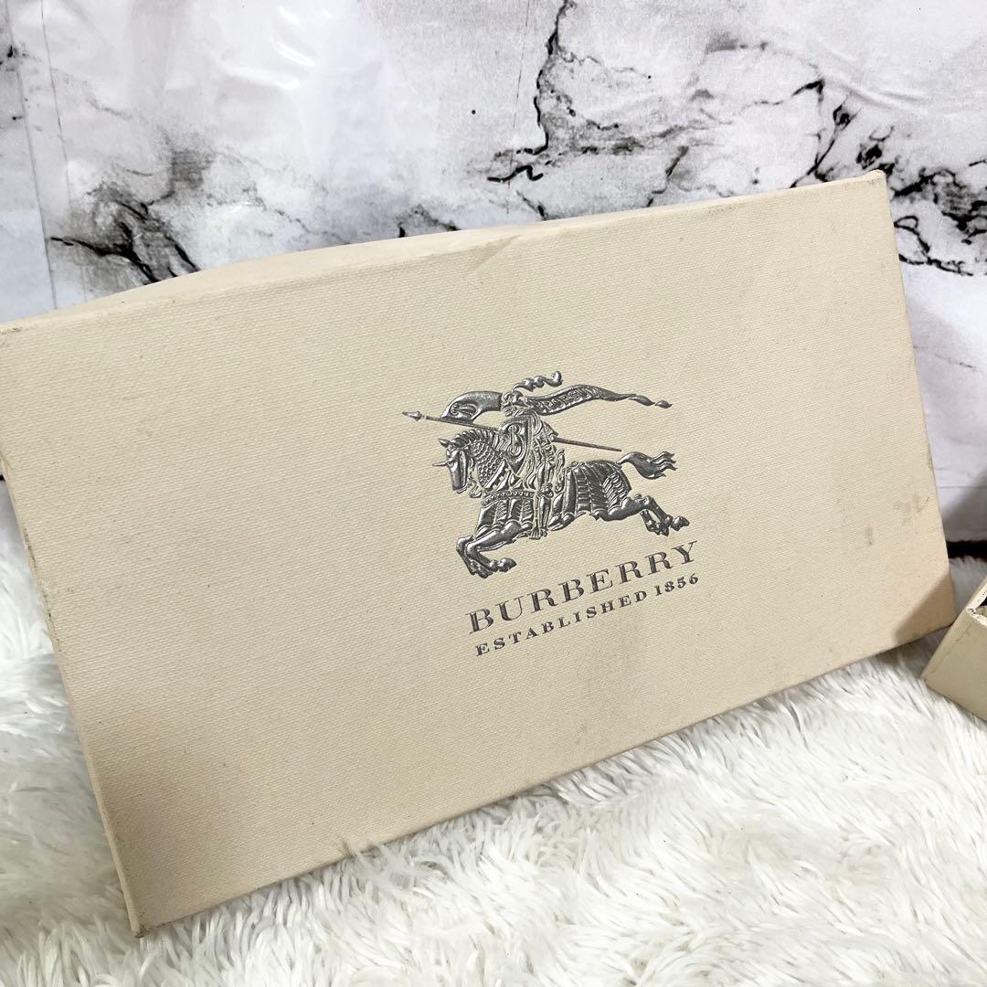 Burberry バーバリー レザー 長財布 ノバチェック ゼブラ柄