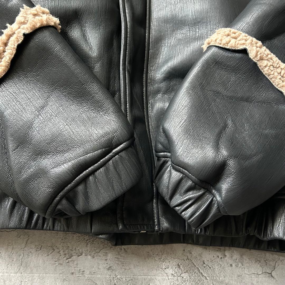 地底人オンライン CROWORLD ラムフリース フーディー ジャケット L