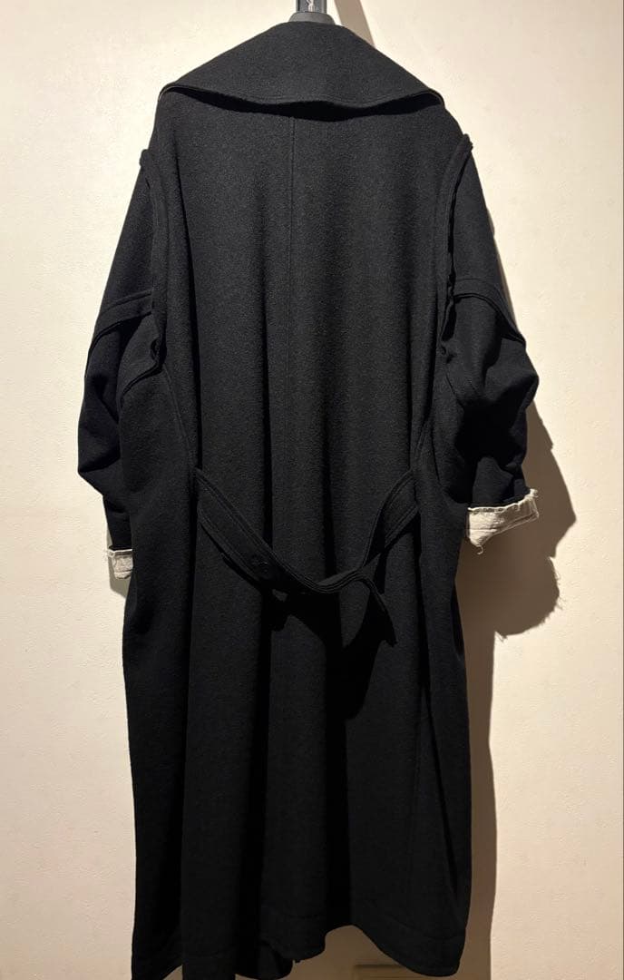 d*3様 ヨウジヤマモト グラウンドワイ　Ground Y ウール トレンチコー