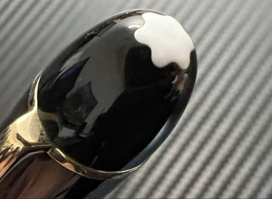 美品 モンブラン ヘミングウェイ芯 149 万年筆 18K 中白 F 細字