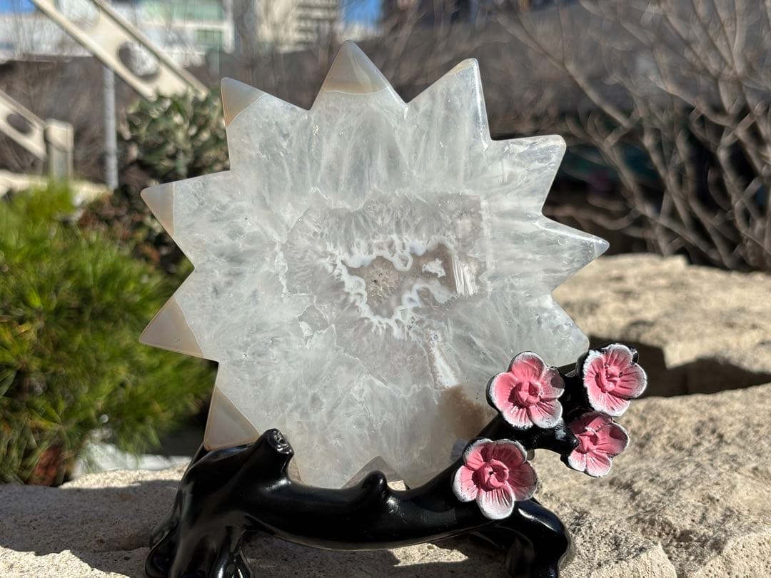 【健康・長寿・子宝】MR70 瑪瑙⭐️太陽⭐️白シュガーザクザクジォード