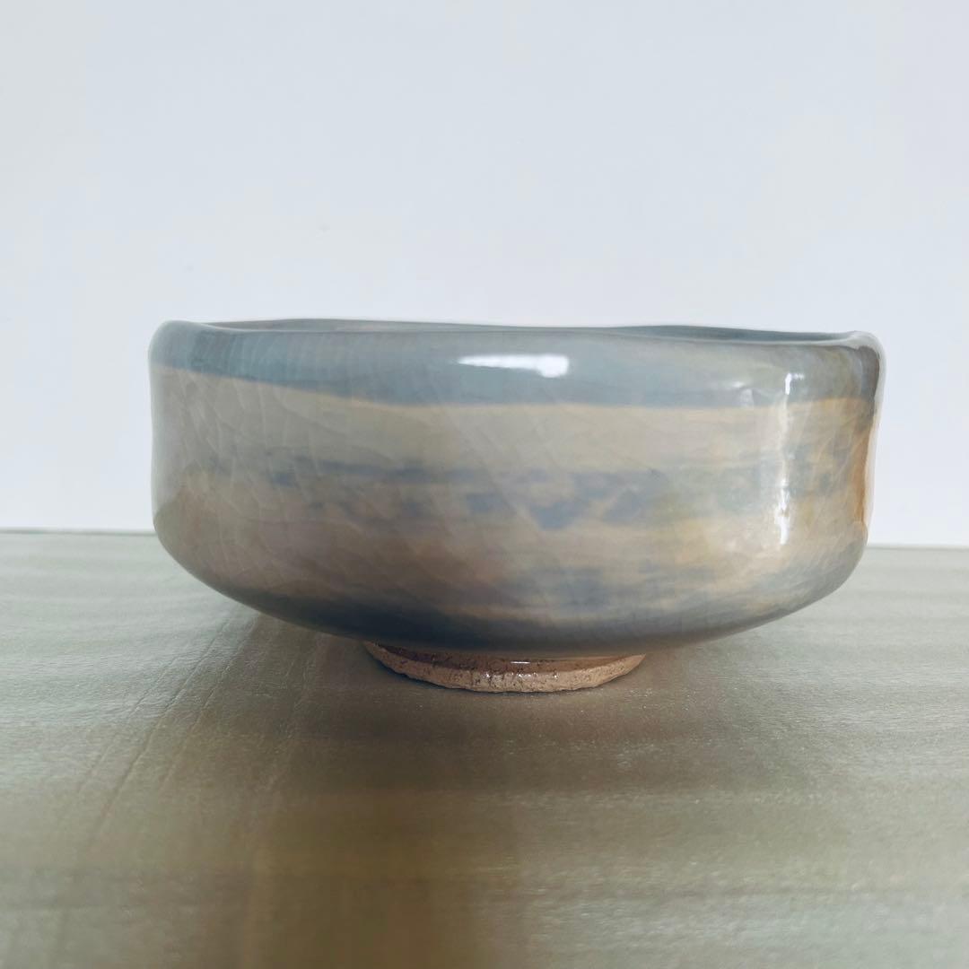 伊東桂楽　金魚絵茶碗