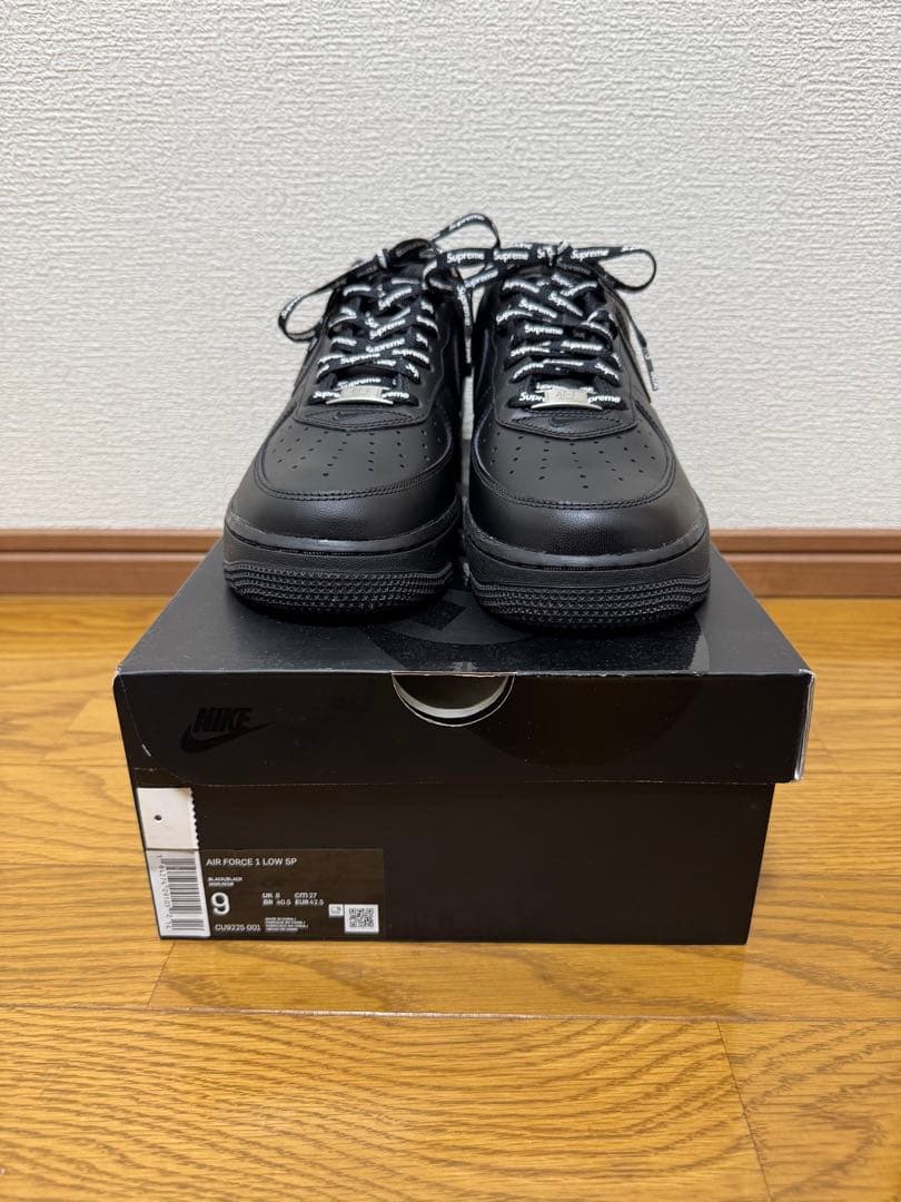Supreme × Nike Air Force 1 Low 黒 27センチ
