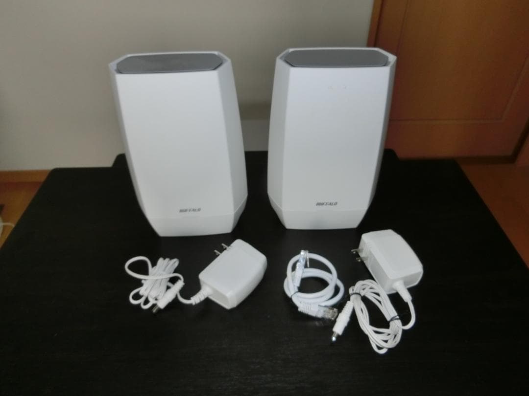 バッファローWi-Fi 6E 11ax6GHz AXE5400メッシュ2個セット