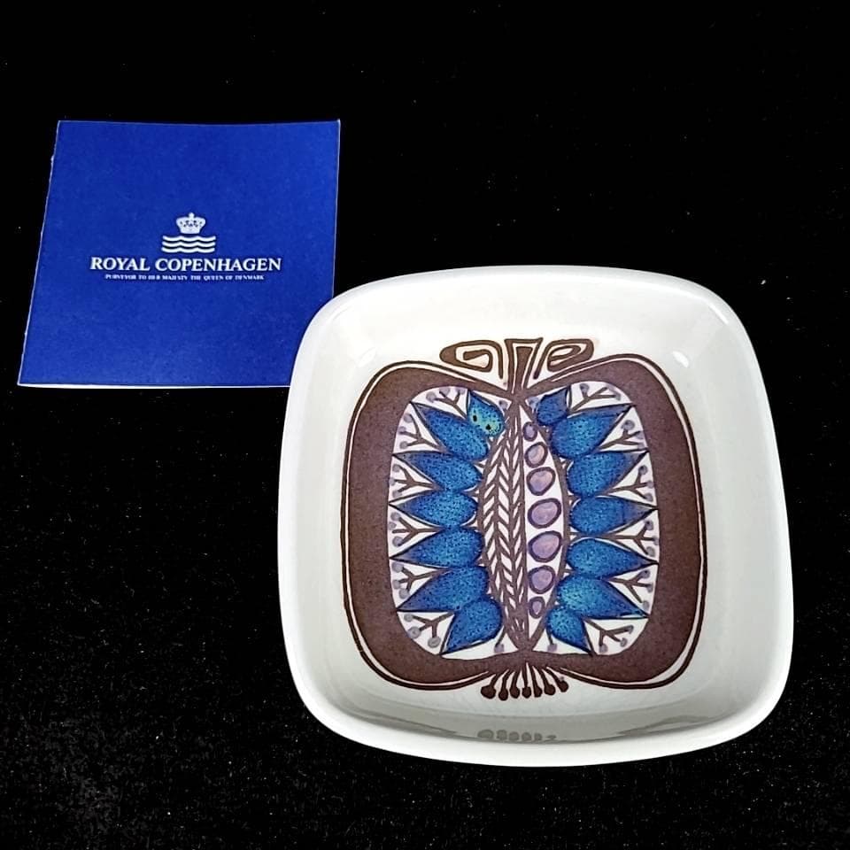 ●良品◆ロイヤルコペンハーゲン　テネラ　トレイ　　小物入れ　小皿　①