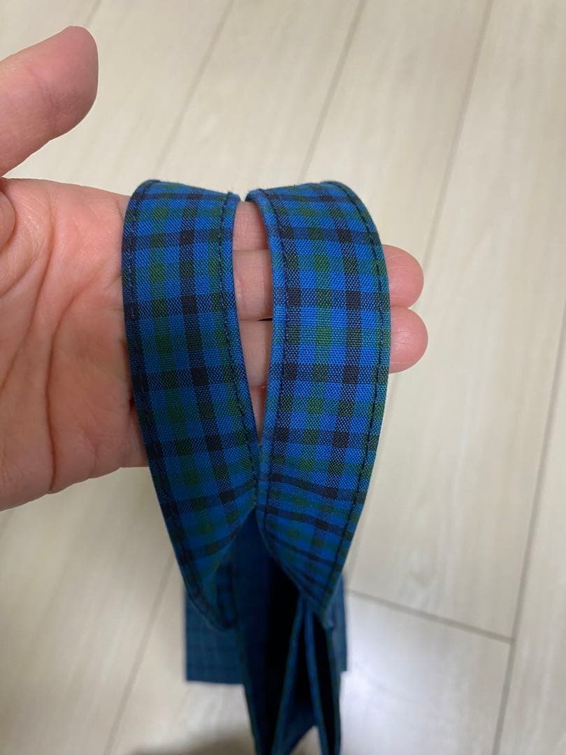 familiar チェック柄 トートバッグ A4対応　✳︎animal✳︎