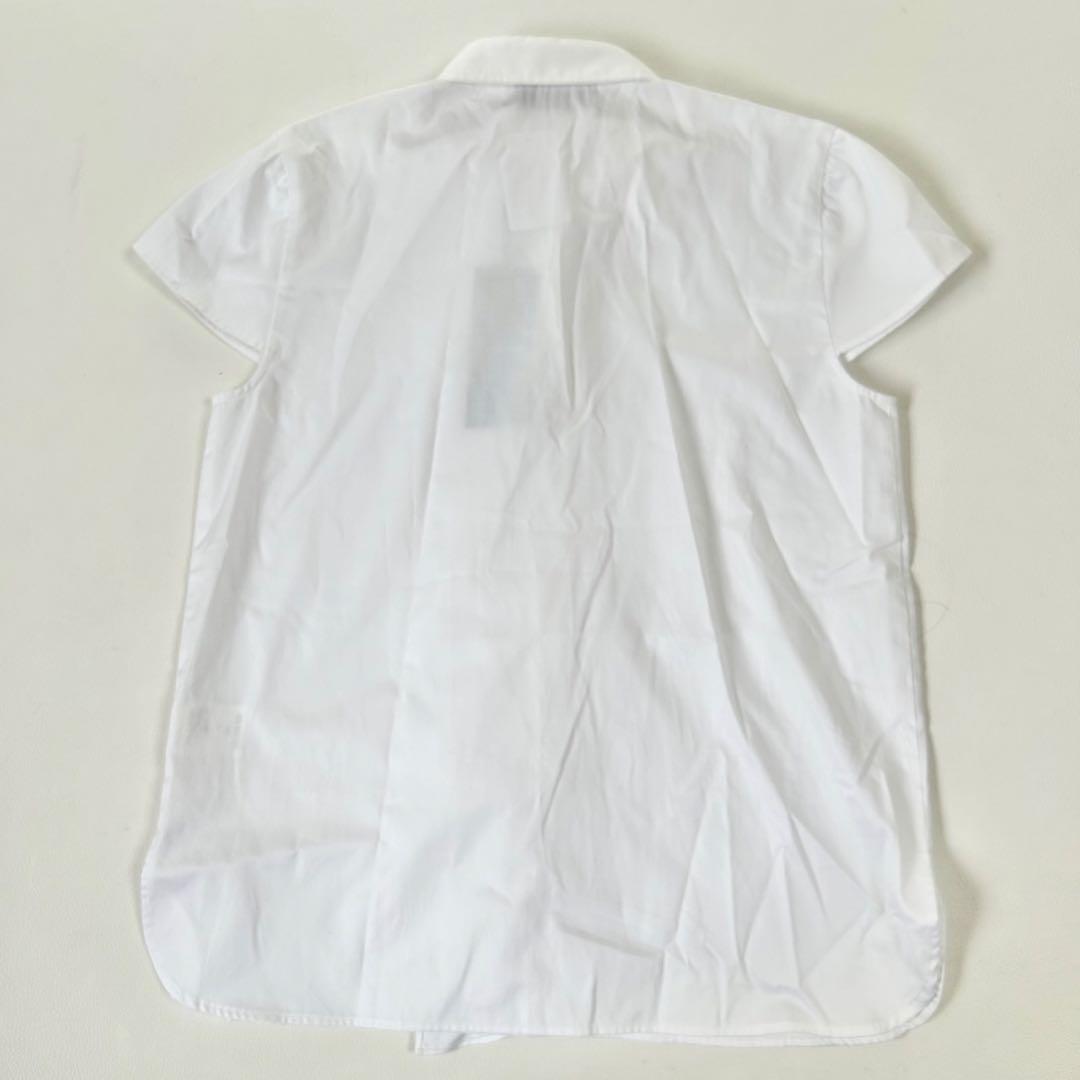 新品 定価6万円✨ヨーコチャン ハーフスリーブ フリルブラウス 白