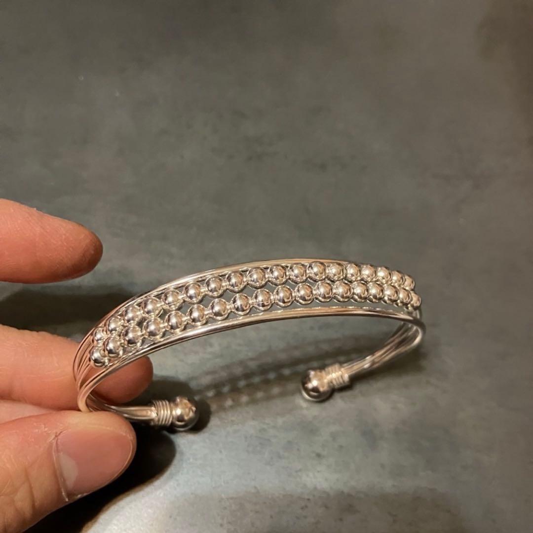SILVER925 NAVAJO PEARL BANGLE/シルバーブレスレット