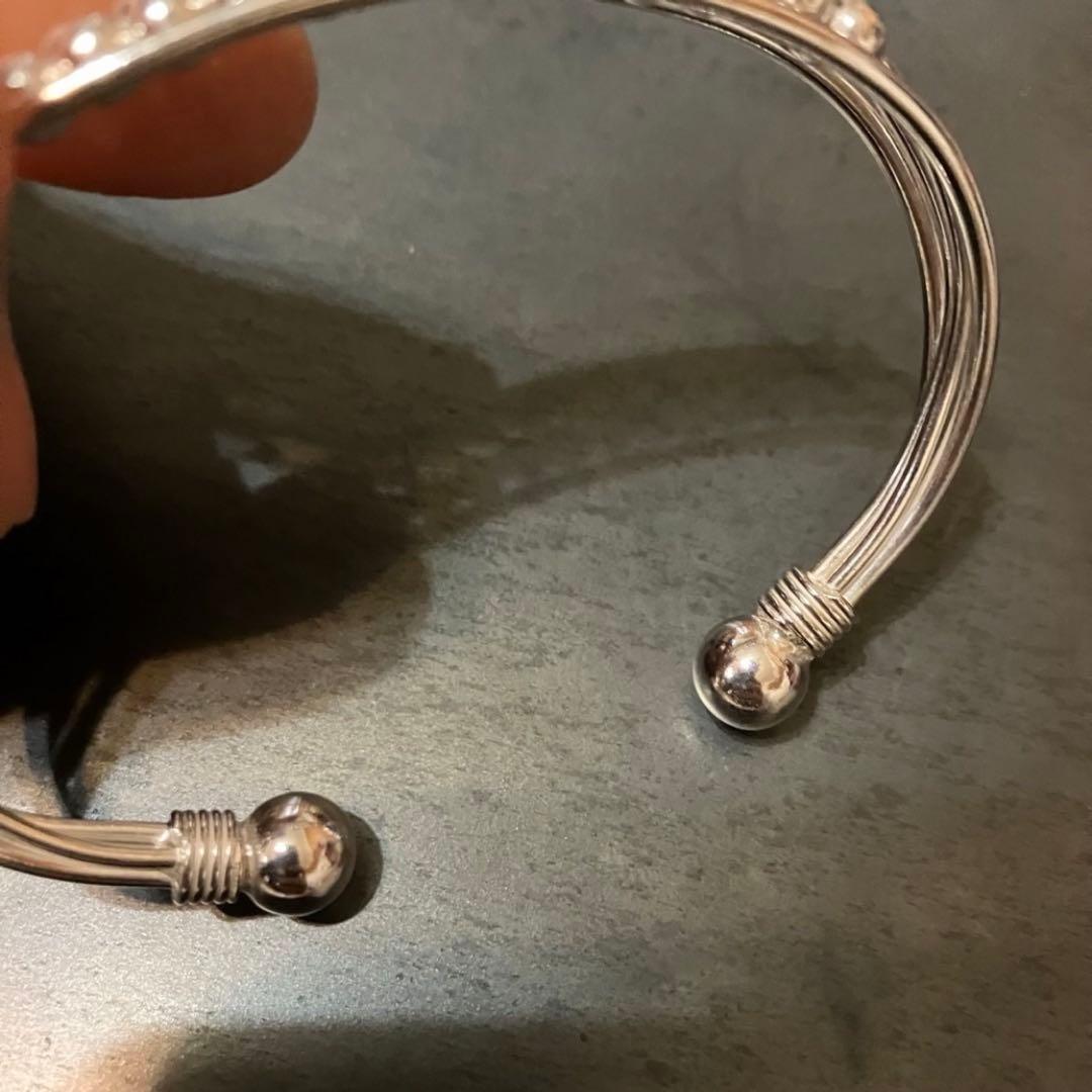 SILVER925 NAVAJO PEARL BANGLE/シルバーブレスレット