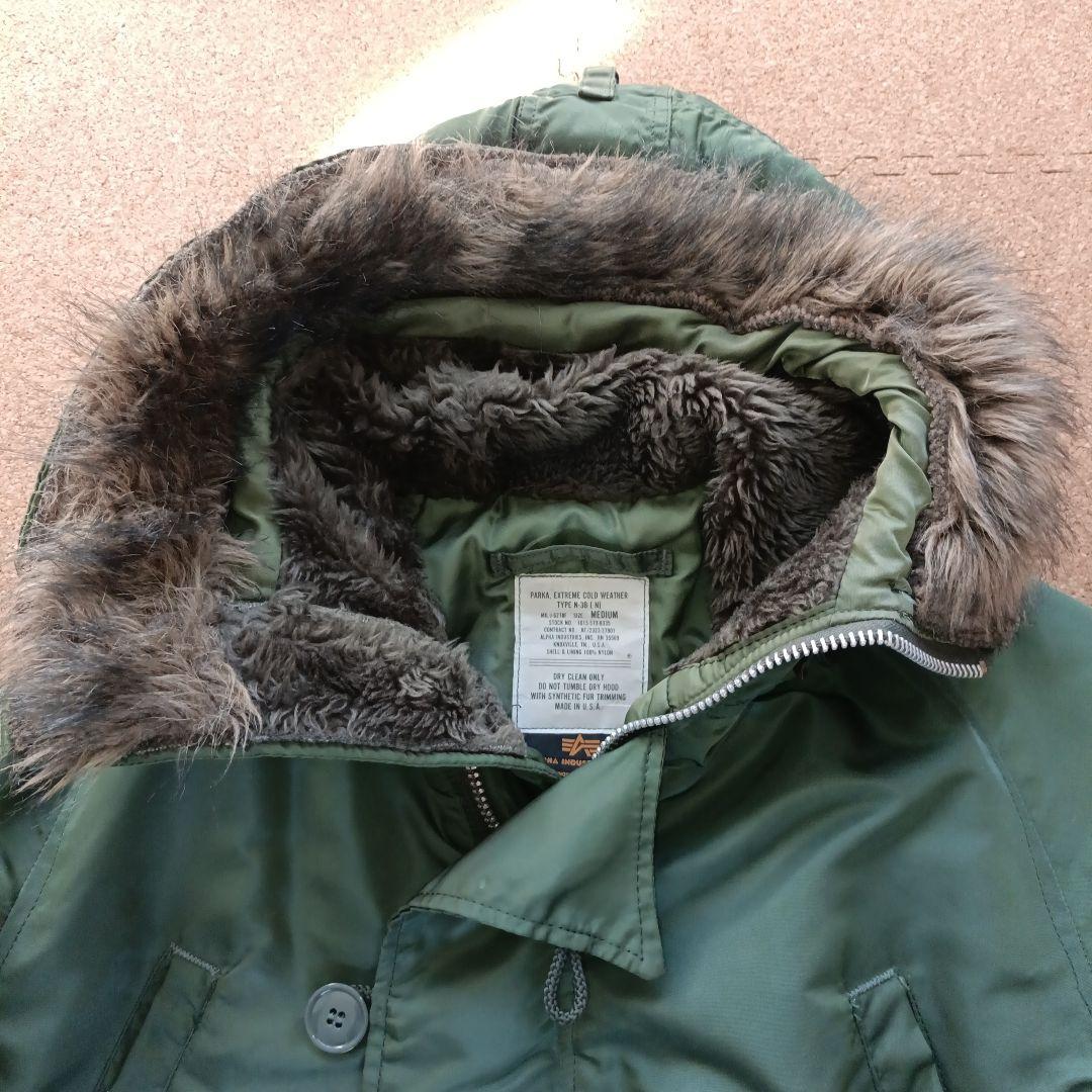 【 ALPHA 】USA製 90s N-3B フライトジャケット