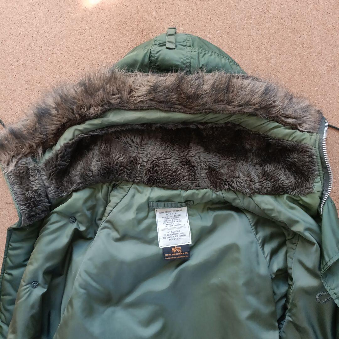 【 ALPHA 】USA製 90s N-3B フライトジャケット