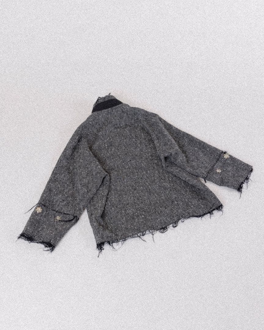 ジャケット・アウター OUAT MIXED GRAY  SMOCK
