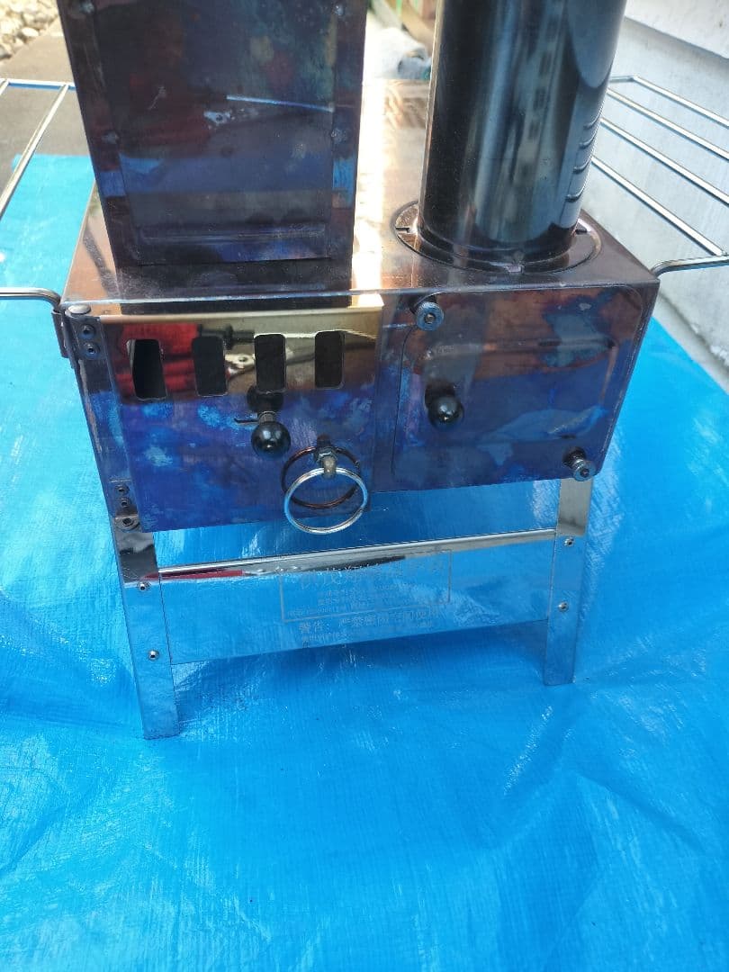 ロケットストーブ型薪ストーブ　中華製　激レア