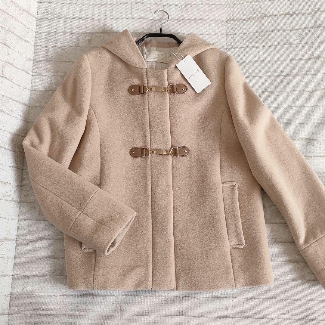 【美品】タグ付き any SiS エニスィス ショートコート ダッフルコート